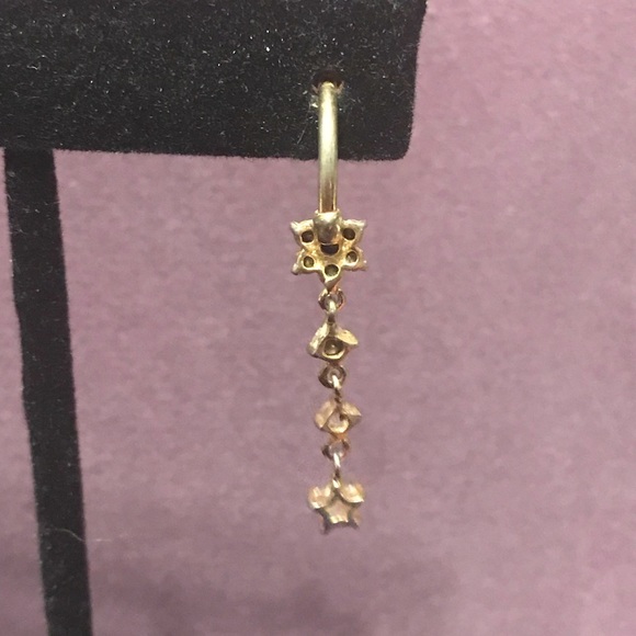 Rhinestone stars belly ring. Never worn - Picture 3 of 3